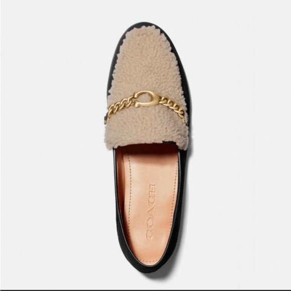 NIB Coach “Helena “ Loafer With Sherpa Detail - Picture 3 of 10